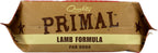 Healthy dog eating Primal Raw Frozen Lamb diet