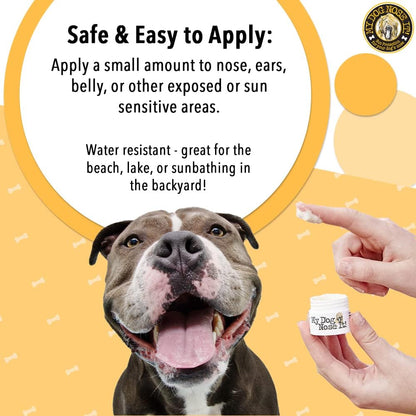 My Dog Nose It balm jar showing size and branding