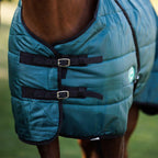 Midweight open front stable rug with double thick nylon chest straps