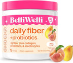 Belli Welli fiber supplement powder packaging and branding