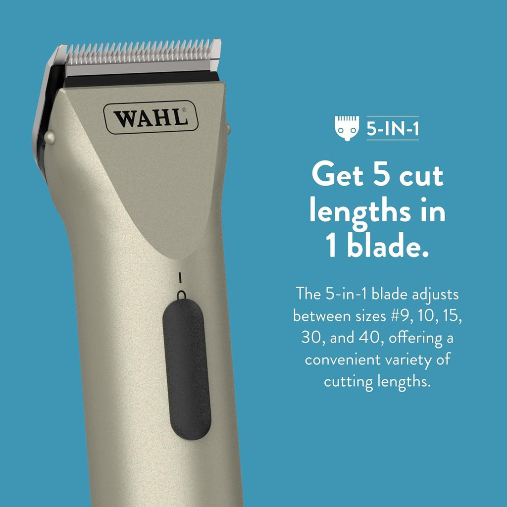 Ergonomic design of the Wahl Arco pet hair trimmer