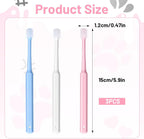 Ergonomic non-slip handle of the Wjiaaa pet toothbrush