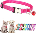 Red Dog Bell Collar, Reflective Puppy Collar with Bell Metal Buckle Cat Collar with Bells Adjustable for XXS XS Tiny Little Extra Small Breed Dogs Kitten Boys Girls Male Pets Like Chihuahua, X-Small - Image 9