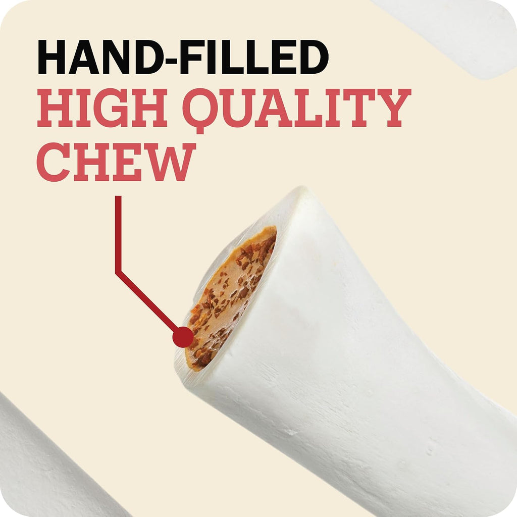 Redbarn Pet Products Large Filled Dog Bones, Cheese & Bacon Flavor - Long Lasting Stuffed Femur Chew Treat Made in USA - 4 Count - Packaging May Vary - Image 9