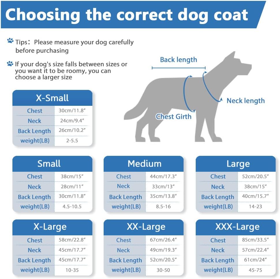 Back view of Sawmong dog coat showing hood and snap closure