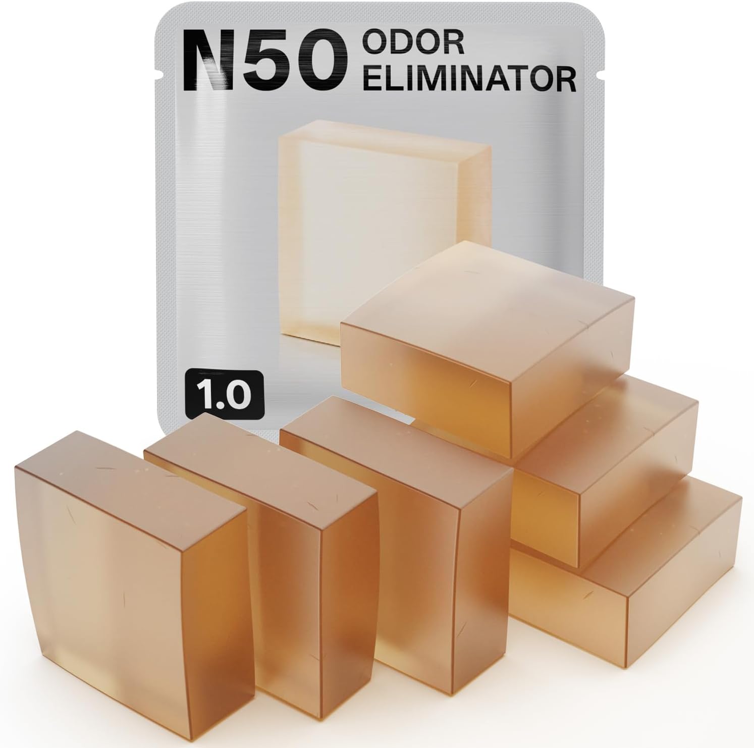 6 pack N50 Odor Eliminator 2.0, deodorizer control cat litter box | Compatible with PuraMax/2 and Purobot Max Pro/2 automatic cat litter boxes, decomposes odors and reduces odor concentration. - Image 10