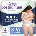 Always Discreet Postpartum and Adult Incontinence Underwear front view