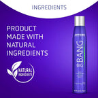 Artero paraben free volumizing grooming mist back label and directions