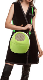 Hypeety guinea pig carrier pouch close-up of plush fabric