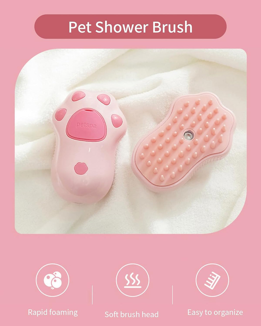 Market Union rechargeable dog and cat shedding tool
