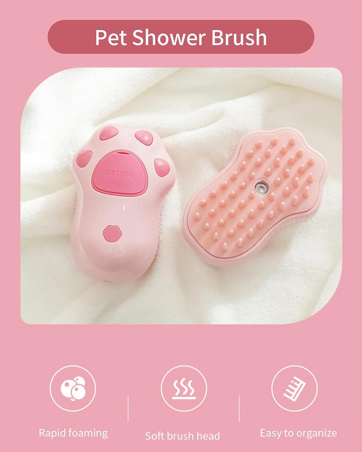 Market Union rechargeable dog and cat shedding tool