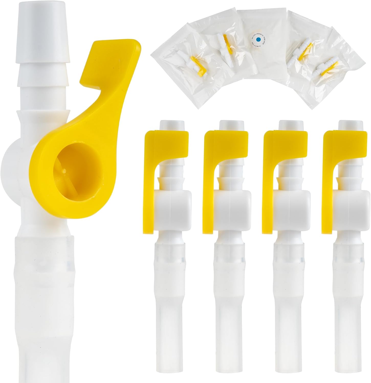 Ximter catheter valve 5 pack front view sterile medical device