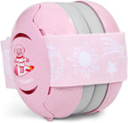 Lysian pink baby noise cancelling earmuffs front view