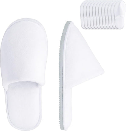 SMDZME disposable crystal velvet guest slippers front view