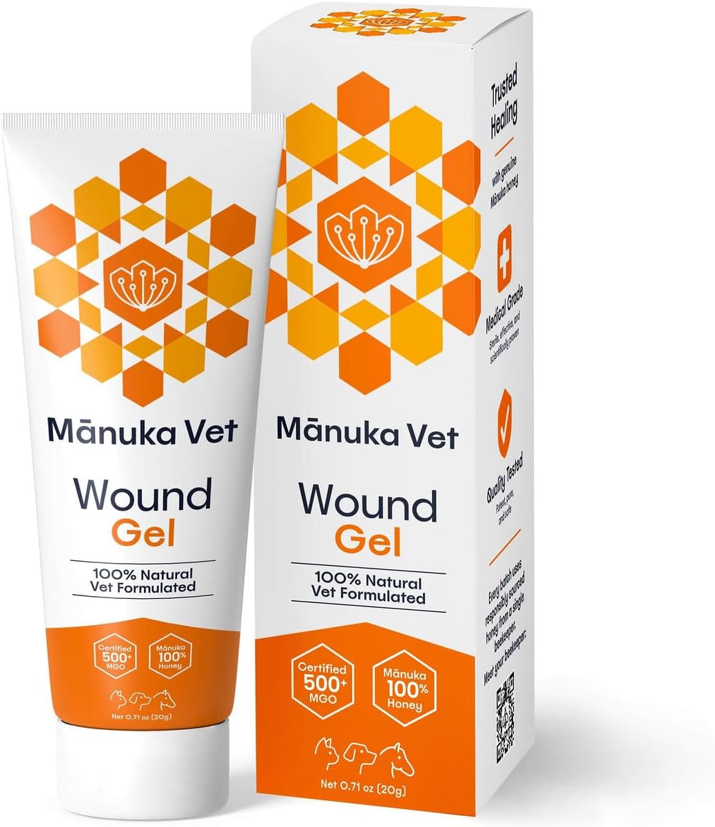 Manuka Vet medical grade honey gel branding and packaging