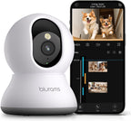 blurams 5G Indoor Cameras for Home Security, 2K Pet Camera with Phone App, 360 degrees PTZ Home Cam w/Dual-Band WiFi6, 2-Way Talk, Free Human/Sound Detection, Motion Tracking, Night Vision, Works with Alexa - Image 9