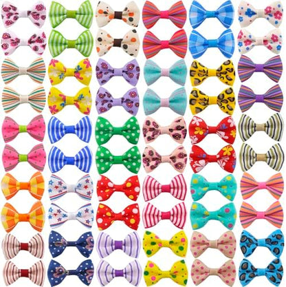QingHan 60 piece puppy hair accessories set
