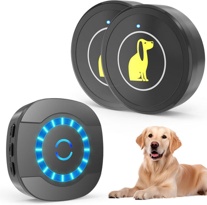 Components included with Lalolee wireless dog bell