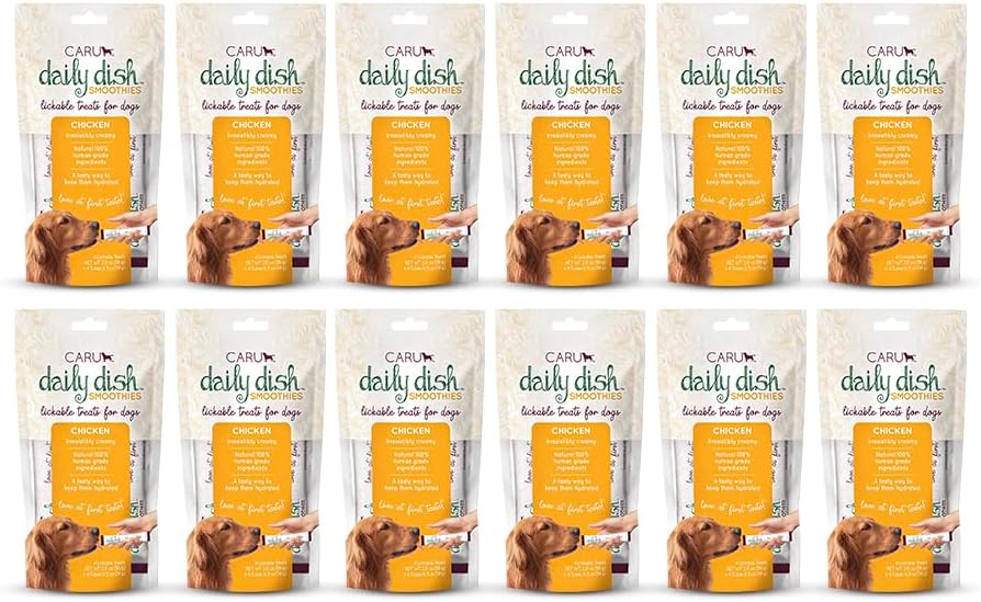 Example of Caru smoothie used as food topper