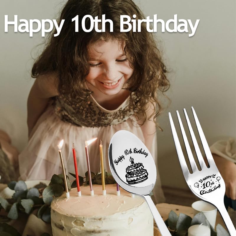 Sisadodo birthday keepsake fork detailing smooth rounded tines for kids daily safe dining