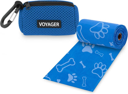 Best Pet Supplies reusable pet bag dispenser with thirty included scented bags.