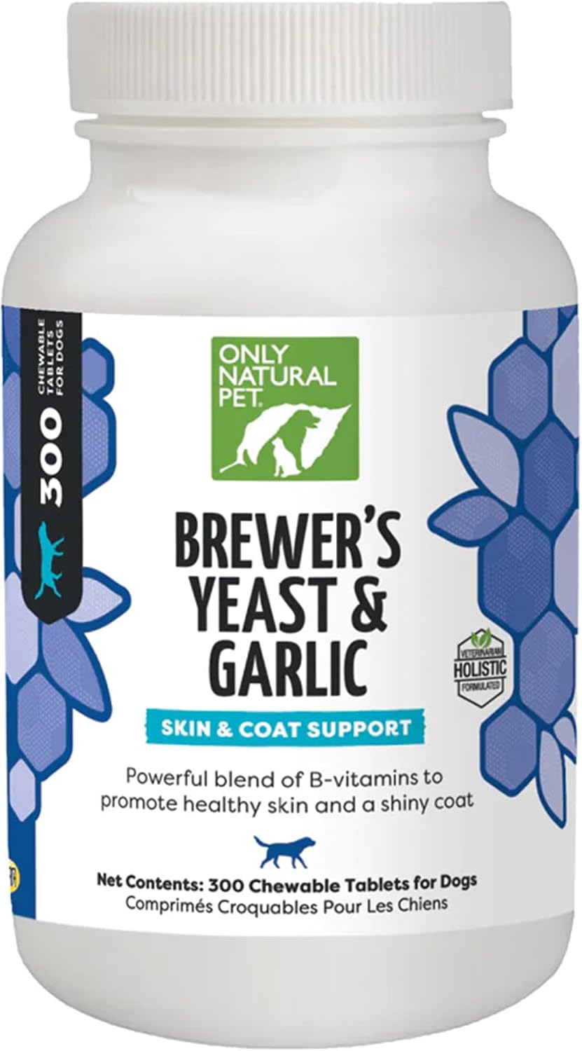 Only Natural Pet holistic pest defense chewable tablets label view