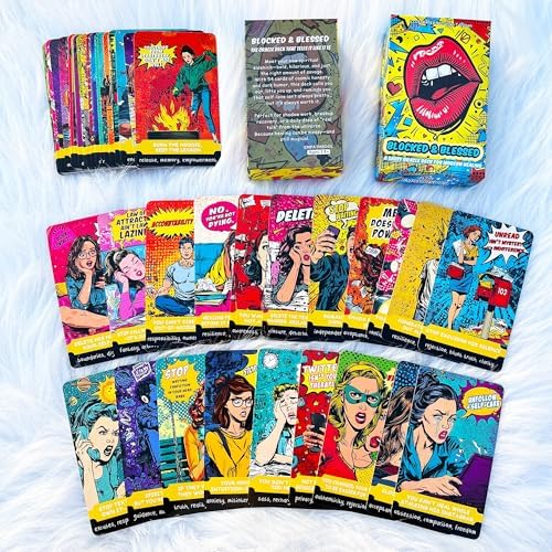 Fifty four cards beginner healing humor oracle deck for emotional growth