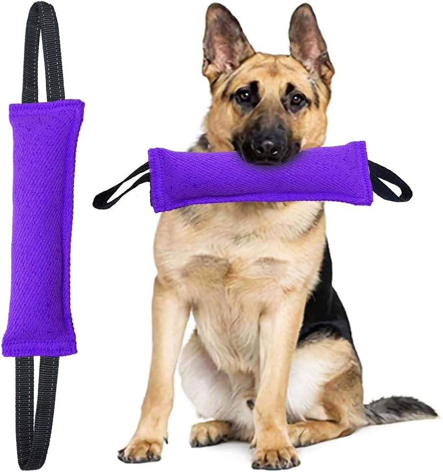 Clysoru Tug of War Dog Toy Bite with 2 Strong Handles Made of Durable Tear Resistant Strong Stitches - Image 12