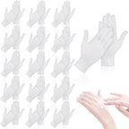Lipetol white cotton gloves front view