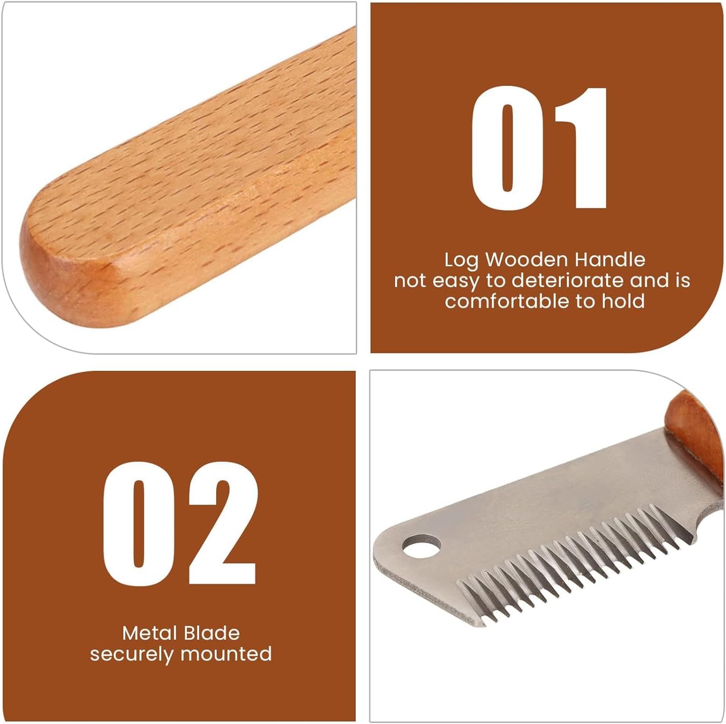 Tnfeeon hair removal tool fine teeth closeup showing how it catches loose pet fur safely.