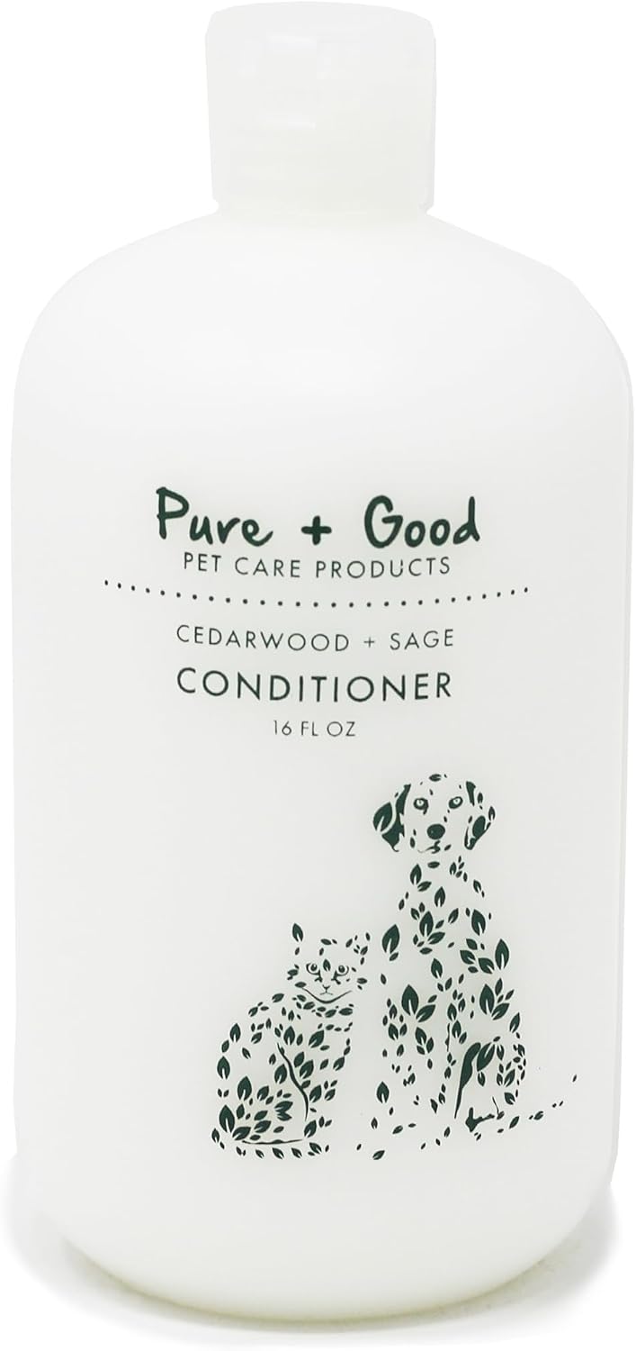 Pure + Good Dog & Cat Conditioner - Moisturizing Pet Conditioner, Made in The USA, Cruelty Free, 16 fl oz (Sandalwood + Coconut) - Image 9