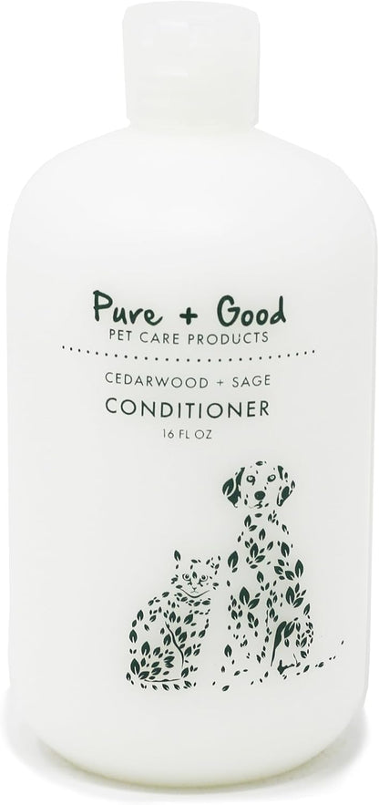 Pure + Good Dog & Cat Conditioner - Moisturizing Pet Conditioner, Made in The USA, Cruelty Free, 16 fl oz (Sandalwood + Coconut) - Image 9
