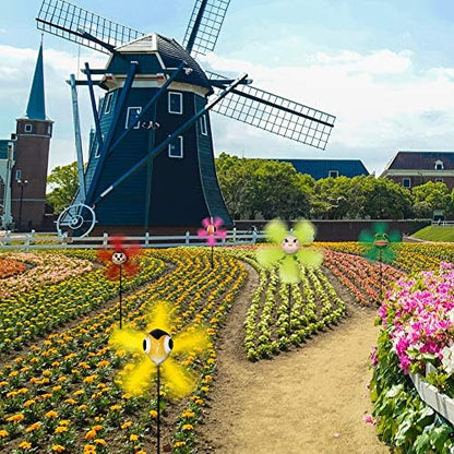 Spring loaded mechanism on Sunpro insect garden decor stake
