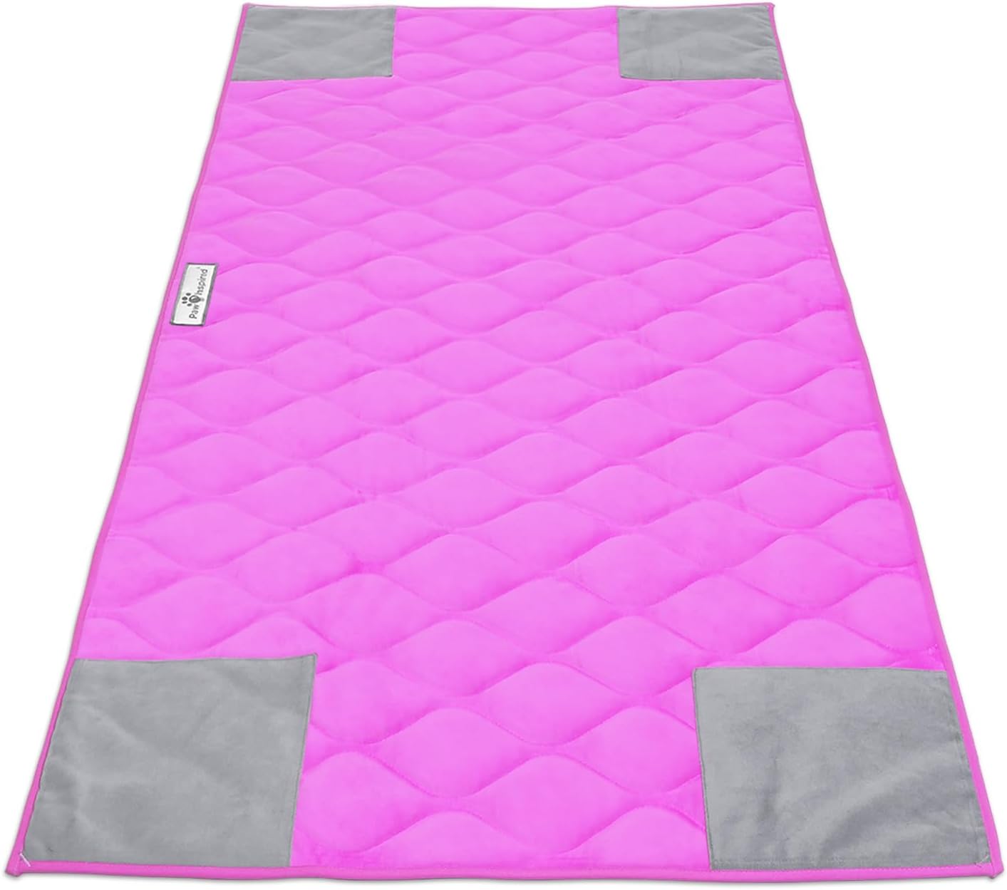 Paw Inspired PopCorner Guinea Pig Cage Liners | Washable Fleece Bedding or Pet Bed Mat for Small Animals | Super Absorbent Pee Pad with Reinforced Corners and Waterproof Bottom (Midwest, Gray) - Image 14