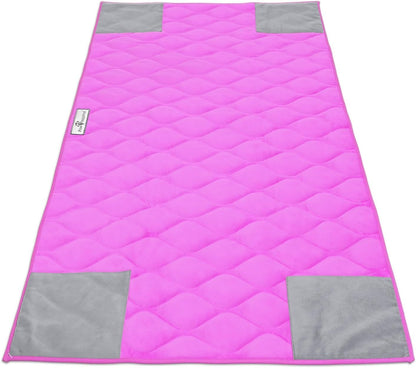 Paw Inspired PopCorner Guinea Pig Cage Liners | Washable Fleece Bedding or Pet Bed Mat for Small Animals | Super Absorbent Pee Pad with Reinforced Corners and Waterproof Bottom (Midwest, Gray) - Image 14