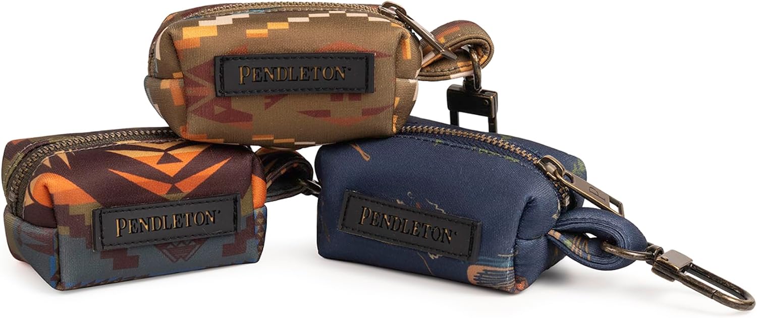 Top view of Pendleton Mystic Lake waste bag holder