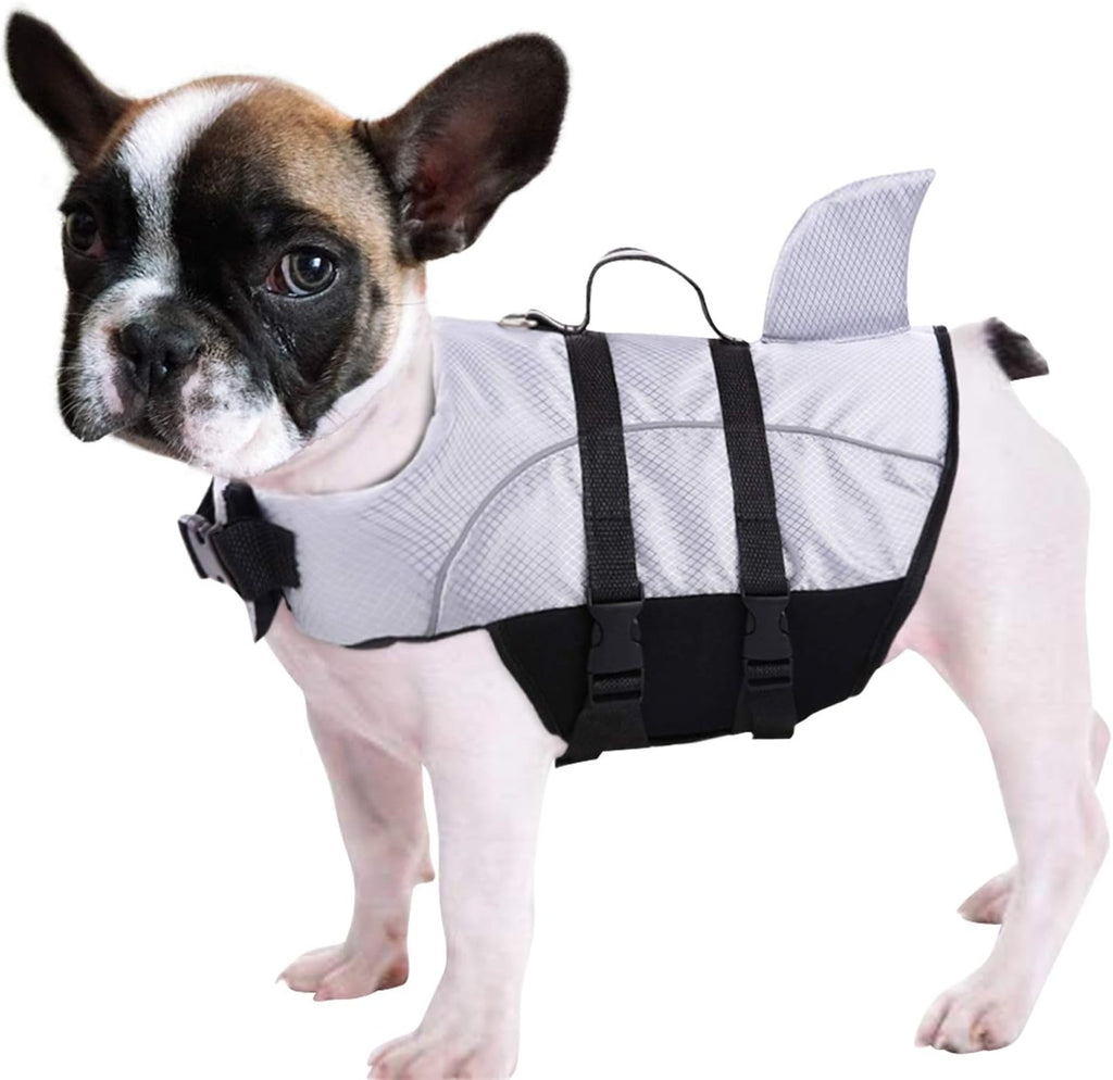 Ripstop Dog Life Jacket Shark Life Vest for Dogs, Safety Lifesaver with High Buoyancy and Lift Handle for Small and Medium BreedsRose Red XS - Image 10