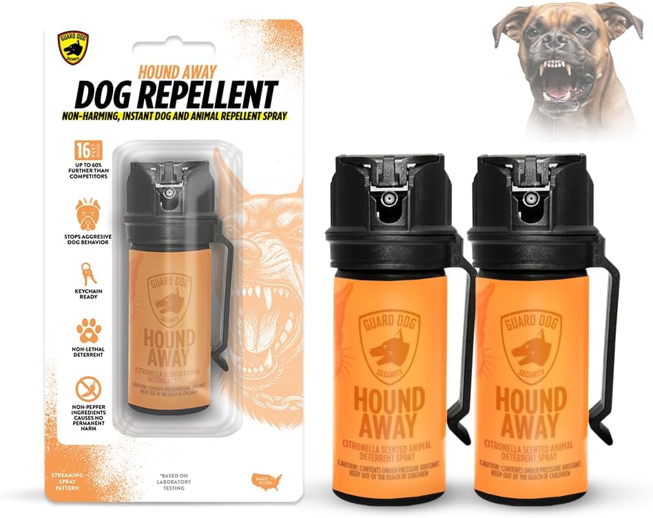 Citronella Dog Deterrent Spray, Dog Spray Self Defense, Training and Barking, Long-Range Dog Repellent, Portable Canister (0.5oz / 2oz) - Image 11