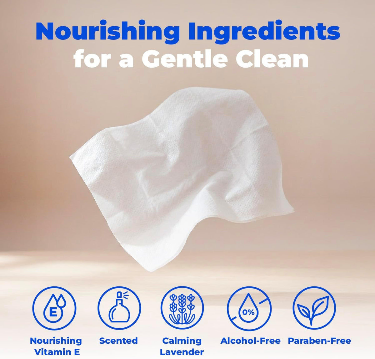 Gentle hypoallergenic cat and dog cleaning wipe clearing mud from puppy paws.
