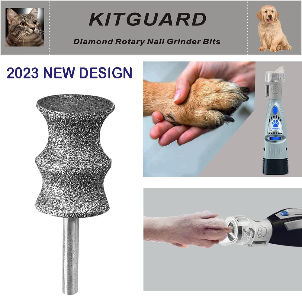 Kitguard dog nail grooming tool attachment side profile