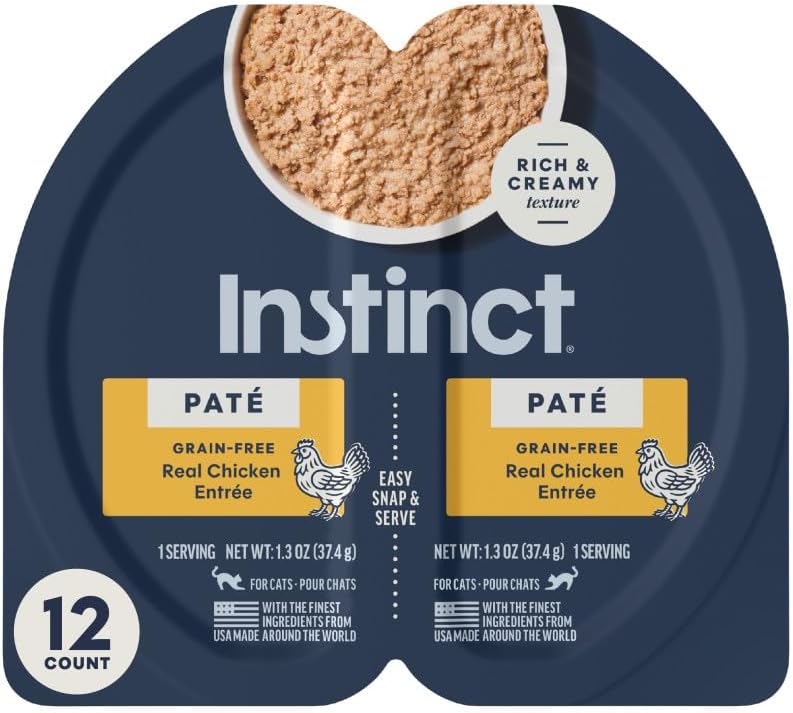 Instinct Flaked Split Cup, Wet Cat Food, Grain Free - Real Chicken Entre in Gravy, 2.64 oz. Cups (Pack of 12) - Image 9