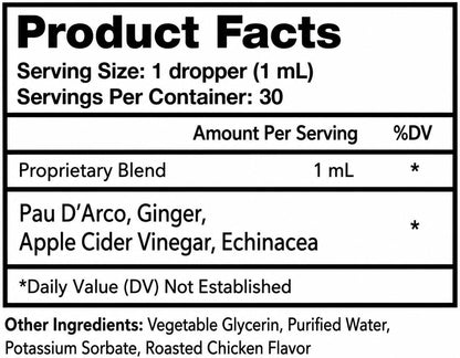 iVitamins cat allergy and itch relief liquid drop tincture with precise dropper applicator