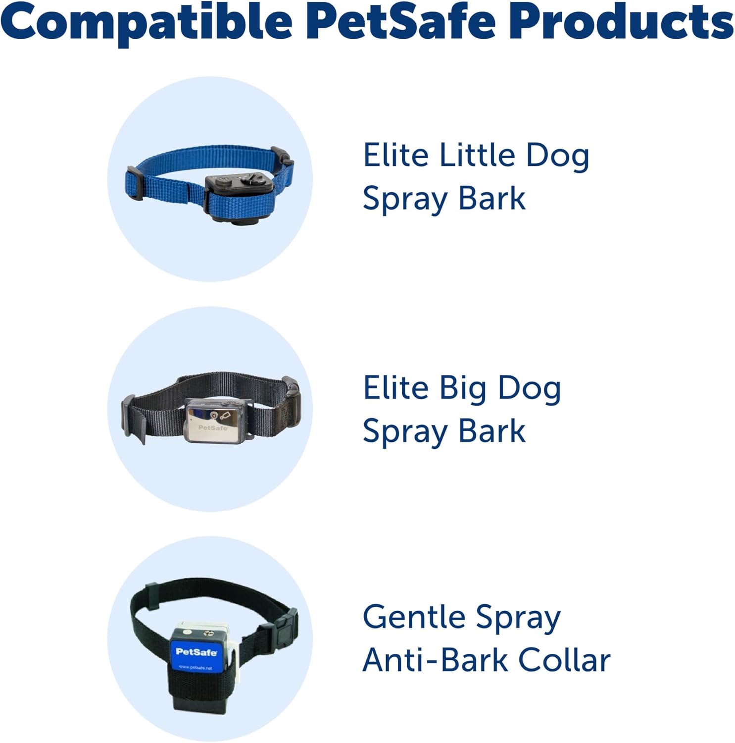 PetSafe citronella refill canister showing capacity and safety details