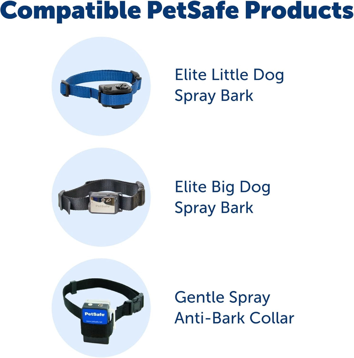 PetSafe citronella refill canister showing capacity and safety details
