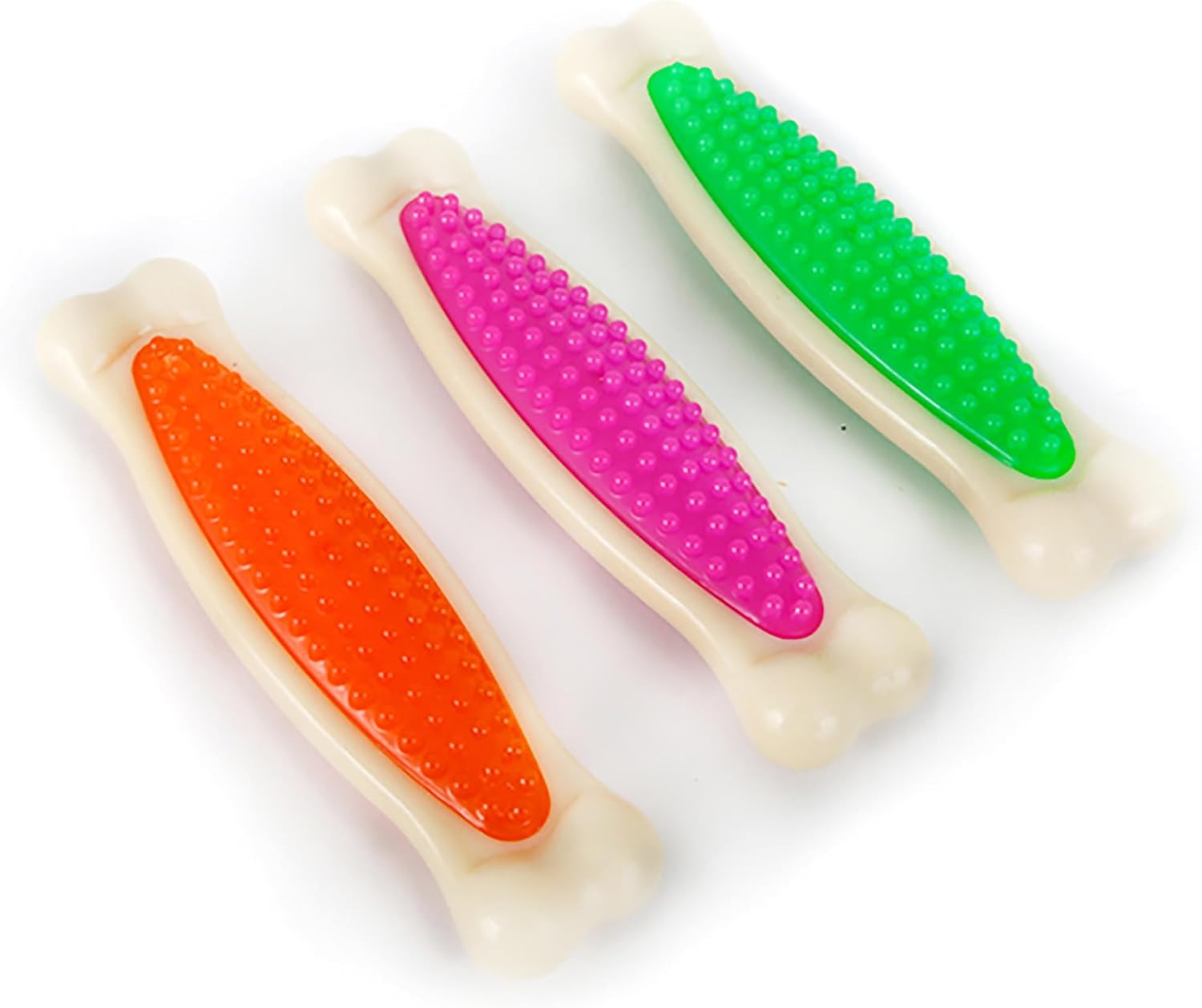 Hartz Chew 'n Clean Dental Duo Dog Treat & Chew Toy, Color Varies, Medium, 3 Pack - Image 13