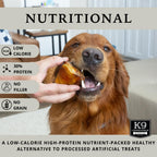 All natural single ingredient beef bone chew for dogs under fifty pounds