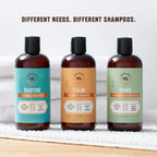 Side view of Rocco And Roxie 16 fluid ounce shampoo bottle