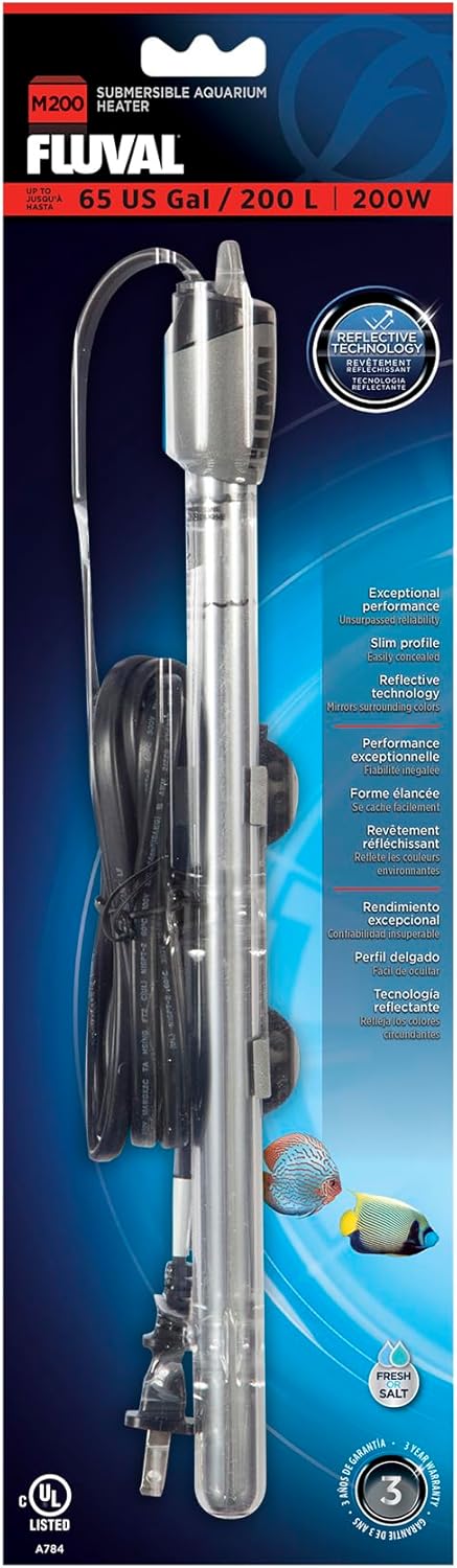 Fluval M 100-Watt Submersible Aquarium Heater - Compact, High-Performance, Reliable Heating For Fresh & Saltwater Tanks - Image 8