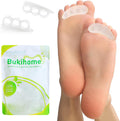 Bukihome Hammertoe Corrector Gel Toe Straighteners front view medical-grade silicone pads