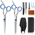 FATHABY professional hair cutting scissors kit complete ten piece salon set front view